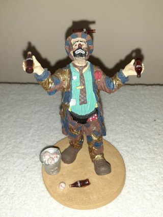 1994 Emmett Kelly Hobo Clown Coca Cola Limited Edition Refreshes You Best 1663