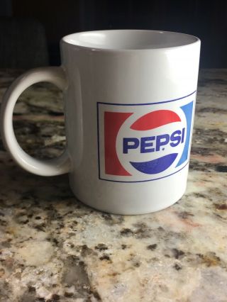 Vintage Pepsi Cola Old Logo Coffee Mug Cup