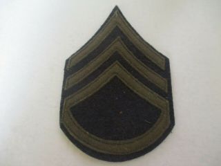 Wwii Us Army Sergeant Patch