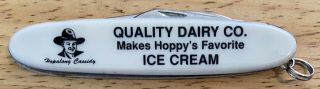 Hopalong Cassidy / Quality Dairy Company Ice Cream Pocket Knife