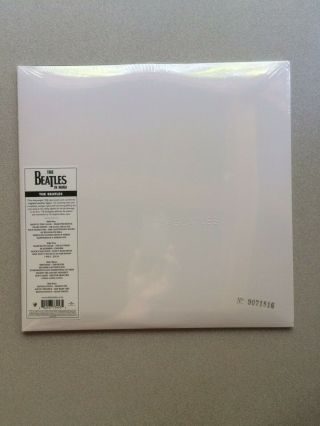 Beatles The White Album 2 Lp Mono 2014 Vinyl Rare Lennon Mccartney