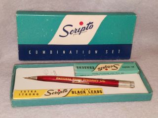 Vintage Scripto Combination Set,  National Store Specialty Co. ,  Bareville,  Pa