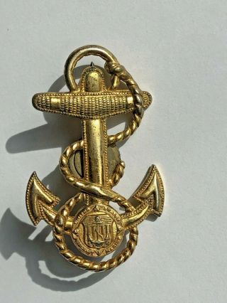 Vintage United States Merchant Marines Uniform Hat Coat Lapel Pin