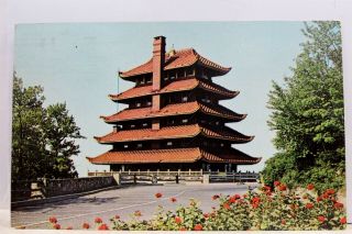 Pennsylvania Pa Reading City Hall Pagoda Postcard Old Vintage Card View Standard