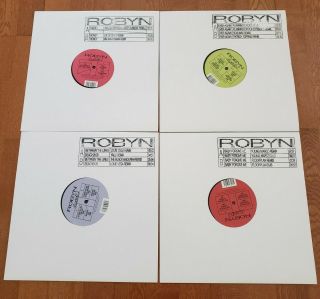 Robyn Remixes Lrsd Limited Full Set Of 4 12 " Vinyl / 500 Lrsd20 Rare