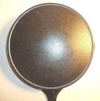 Early " Wagner Ware,  Sidney O " Cast Iron Skillet,  No 7 W/outer Heat Ring Seasoned