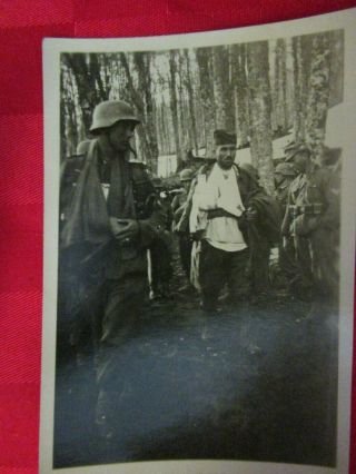 Wwii German Photo Combat Soldiers Gebirgsjäger First Aid Station