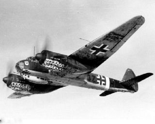 German Junkers Ju 88 Bomber In Flight 8x10 World War Ii Ww2 Photo 79