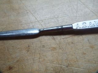 VINTAGE Letter Opener MADE FORM A NAIL A.  S.  AND W.  CO. 2