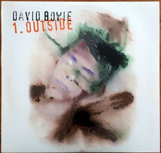 David Bowie - 1.  Outside [limited Edition] White Vinyl Double Lp Tri - Fold Nm