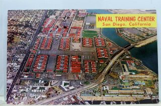 California Ca San Diego Naval Training Center Postcard Old Vintage Card View Pc