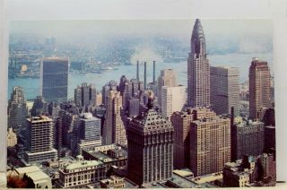 York Ny Nyc United Nations Rca Building Postcard Old Vintage Card View Post