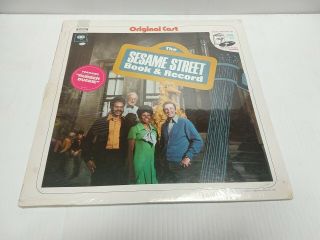The Sesame Street Book & Record - Rare - Cs1069 - Lp Vinyl 1970