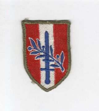 German Made 1945 - 1955 Us Forces Headquarters Austria Patch Inv H011