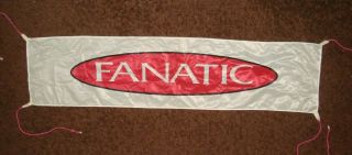 Fanatic Windsurfing Vintage Small Promotional Store Banner Flag
