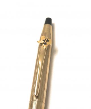 Vtg Cross 1/20 10k Gold Filled Mechanical Pencil “texas Instruments” Ti Logo