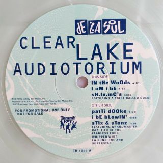 1994 - De La Soul - Clear Lake Audiotorium - Tommy Boy Records Promo