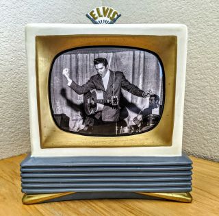 Elvis Presley Tv Cookie Jar And Box