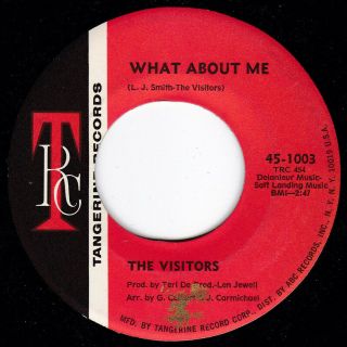 Northern Soul Crossover Visitors What About Me / My Love Is Ready 45 Trc Hear