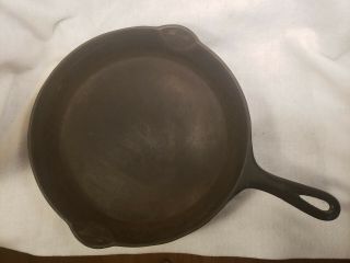 Vintage Cast Iron 12 " Frying Pan Skillet Small Label Griswold