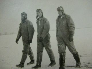 WWII German Photo Combat Soldiers Pilots in summer flight suits 2