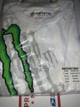 Monster Energy Drink Medium T Shirt Package