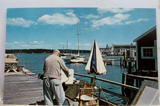 Maine Me Boothbay Harbor East Postcard Old Vintage Card View Standard Souvenir