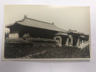 Old Vintage Peiping Peking Temple Of Heaven Photograph Not Postcard
