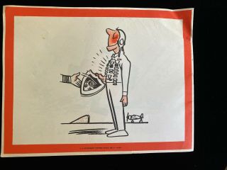 WWII US Navy PILOT There ' s NO Substitute Marksmanship Training Book Cartoon 2