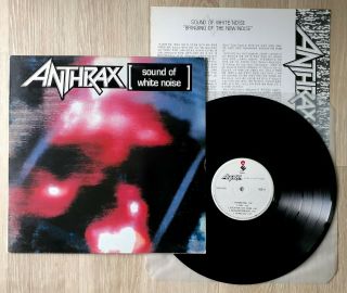 Anthrax Sound Of White Noise Korea 1993 Lp Vinyl Elektra
