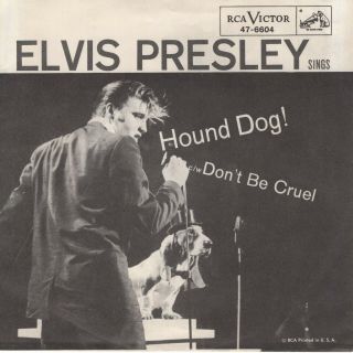 Elvis Presley Picture Sleeve 45 Hound Dog/don’t Be Cruel Rca Orig M - /m - 235