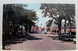 Massachusetts Ma Cape Cod Chatham Main Street Postcard Old Vintage Card View Pc
