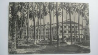 Old Vintage Malay Sea View Hotel Singapore Postcard