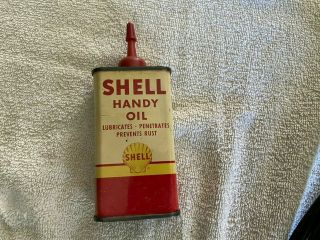 Shell Handy Oil 4 Oz Tin Can