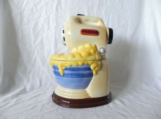 Vintage Treasure Craft Cookie Jar Kitchen Blender Mixer Bowl