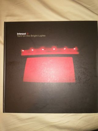 Interpol Turn On The Bright Lights Vinyl Deluxe Reissue Book With Bonus Lp.