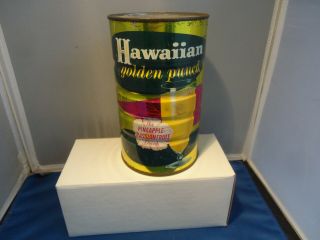 1958 Hawaiian Punch Fruit Juice Can Pre - Bar Code Golden Punch Pineapple