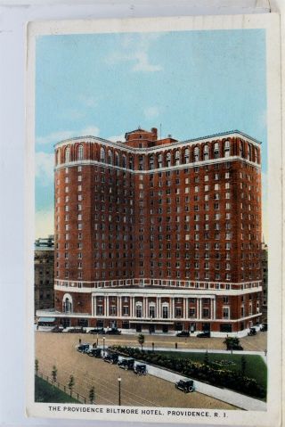 Rhode Island Ri Providence Biltmore Hotel Postcard Old Vintage Card View Post Pc