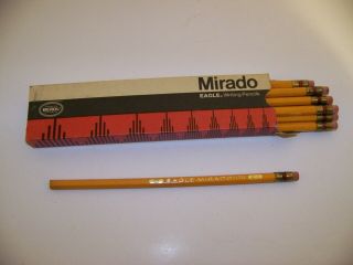 Vintage Mirado Eagle Pencils No 174 - 2 1/2 Berol Bonded