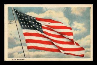 Dr Jim Stamps Us Old Glory American Flag Topical Patriotic Postcard