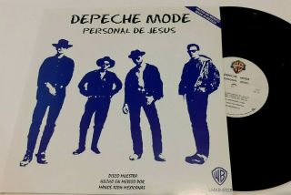 Depeche Mode - Personal Jesus - 12 " Mexico Promo Radio Unique Cover Ps Wb