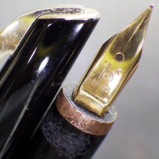 Platinum Black Gold C/c Fountain Pen 18k Gold Flex M Nib Platinum Ink Cartridge