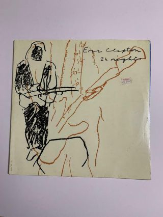 Eric Clapton ‎– 24 Nights 2x Vinyl Lp 1991 Uk 1st Pressing Reprise Records Vg,