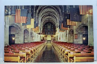 York Ny West Point Us Military Academy Cadet Chapel Postcard Old Vintage Pc