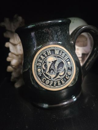 Death Wish Coffee Company Friday The 13th 2018 Deneen Pottery Mug 464/5000