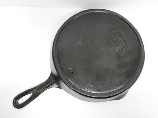 Antique Favorite Piqua Ware 7a Cast Iron Skillet 9½ " Frying Pan Cleaned Seasoned