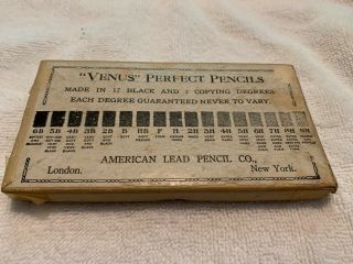 " Venus " Perfect Pencils - Vintage - American Lead Pencil Co,  London &new York
