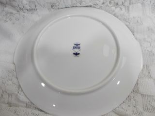 Christineholm Romanov COBALT - Handled Platter,  2 Dinner Plates,  4 Bread 3