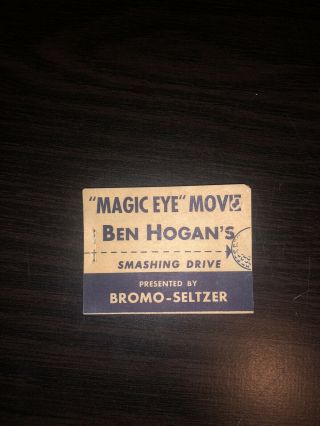 Ben Hogan Bromo Seltzer Flip Book