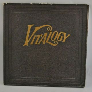 Pearl Jam - Vitalogy Lp - 1994 W/book Vinyl Record For Sbdscoot - 8